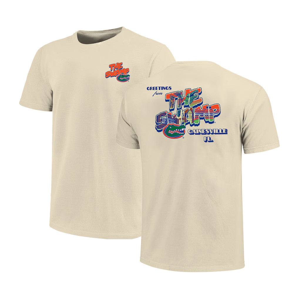 Florida Gators Merch 2026 Florida Gators Image One Hyper Local Swamp Postcard T-Shirt Fan Gear - Merchluma