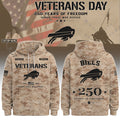 Personalized Buffalo Bills Veterans Day 2026 Hoodie Bills Merch Present For Football Fans - Merchluma