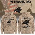 Personalized Carolina Panthers Veterans Day 2026 Hoodie Carolina Panthers Merch Fan Gifts - Merchluma