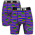 Florida Gators Merch 2026 Florida Gators Rock Em Socks Mascot Stripes Boxer Briefs Royal Gear - Merchluma