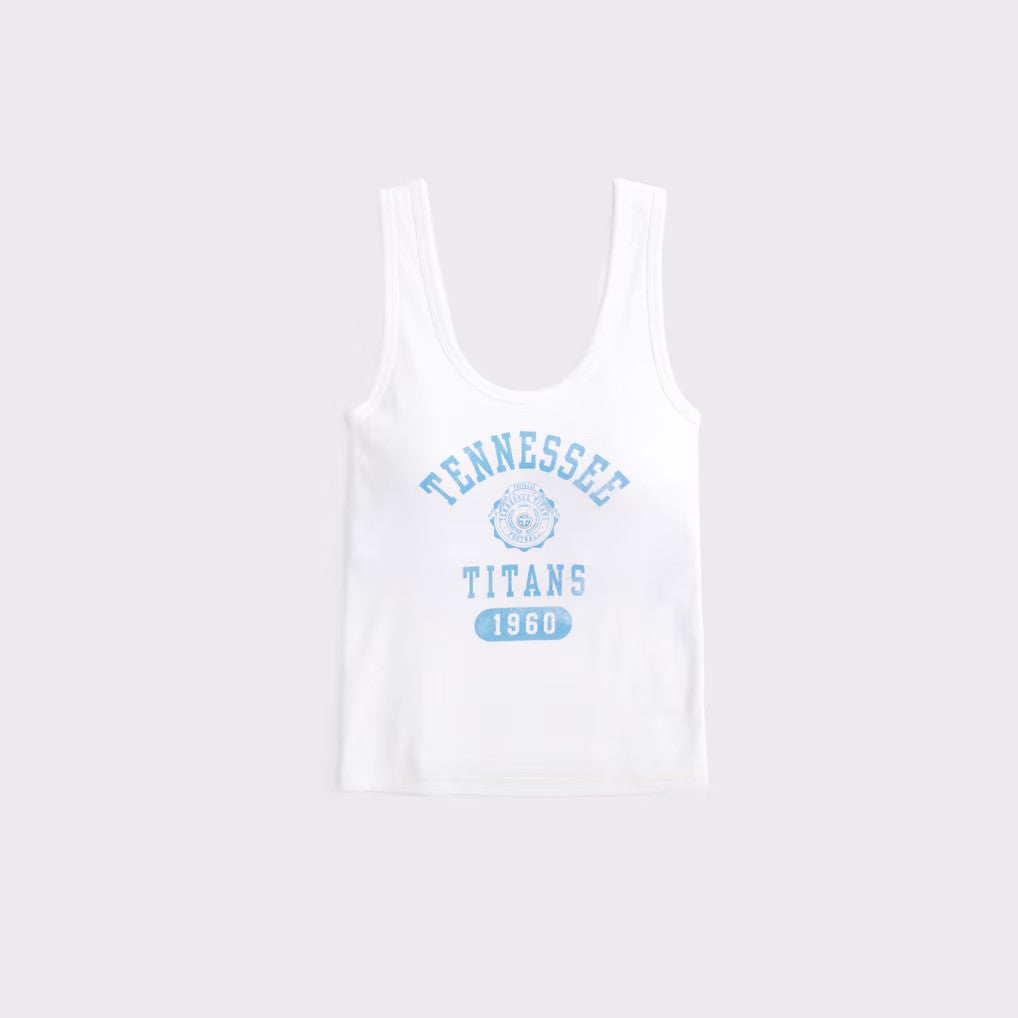 Tennessee Titans Football 1960 White Tank Top Game Day Titans Merch Gifts For Women - Merchluma