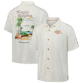 Oregon Ducks Merch 2026 Oregon Ducks Tommy Bahama Grand Slam Bay Camp Hawaiian Shirt White - Merchluma