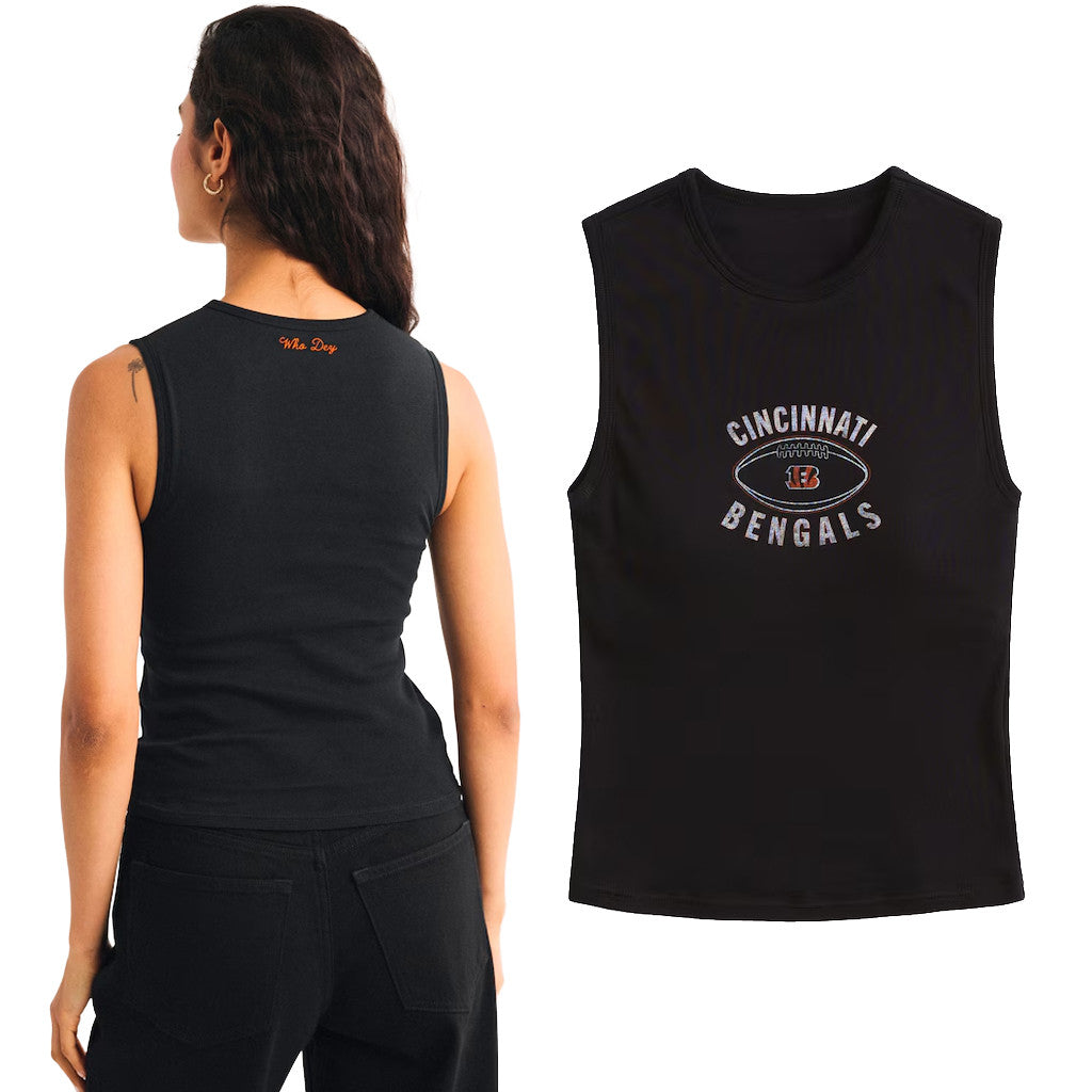 Cincinnati Bengals Football Tank Top Bengals Merch Game Day Clothes Football Themed Gifts - Merchluma