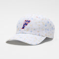 Florida Gators Merch 2026 LoveShackFancy Women's White Florida Gators Floral Hat Embroidered - Merchluma