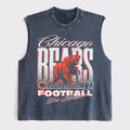 Chicago Bears Football Muscle Tank Da Bears Merch Presents For Football Fans - Merchluma