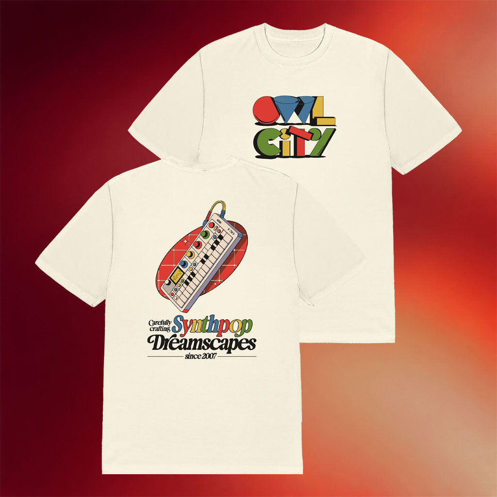 Owl City Merch 2026 Synthpop Dreamscape T-Shirt Cool Gifts For Music Lovers - Merchluma