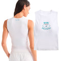 Miami Dolphins Football White Tank Top Game Day Apparel Dolphins Merch Presents For Her - Merchluma