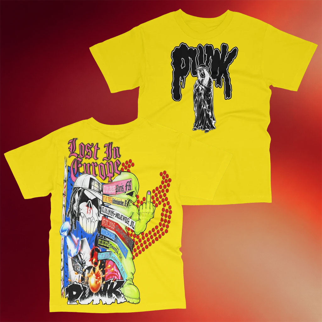 Che Merch 2026 Punk T-Shirt Che Lost In Europe Tour Merch Music Related Gifts For Guys - Merchluma
