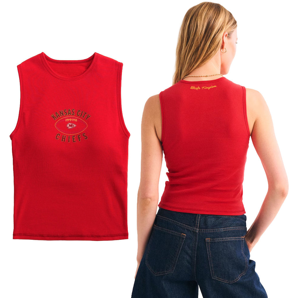 Kansas City Chiefs Football Red Tank Top Game Day KC Chiefs Merch Gifts For Football Fan - Merchluma