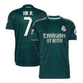Vini Jr #7 Real Madrid Merch Green Real Madrid 2026 27 Jersey Best Gift For Football Lovers - Merchluma