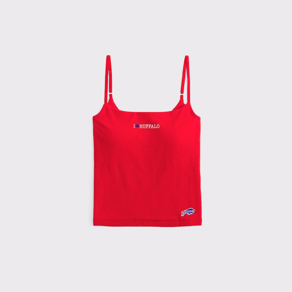 Buffalo Bills Football Red Cami Top Bills Merch Game Day Apparel Gifts For Football Lovers - Merchluma