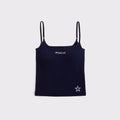Dallas Cowboys Football Navy Cami Top Cowboys Merch I Heart Dallas Game Day Clothes Fan Gifts - Merchluma