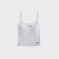 Denver Broncos Football Grey Cami Top I Heart Denver Apparel Broncos Merch Gifts For Fan - Merchluma