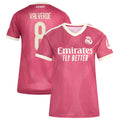 Federico Valverde #8 Real Madrid Merch Real Madrid 2026 27 Jersey Pink Fans Gifts - Merchluma