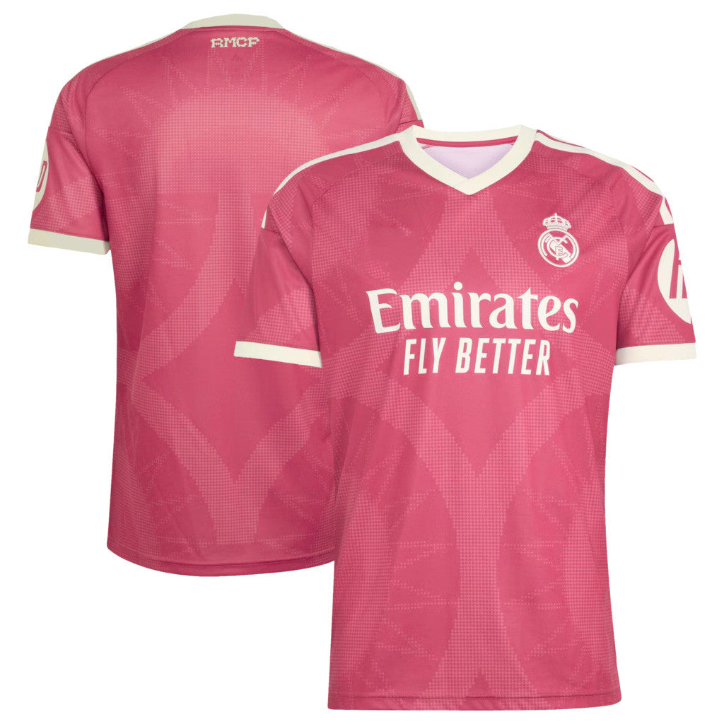 Real Madrid Merch Pink Real Madrid 2026 27 Jersey Best Gifts For Football Fans - Merchluma