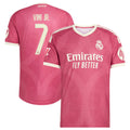 Vini Jr #7 Real Madrid Merch Pink Real Madrid 2026 27 Jersey Best Gift For Friends - Merchluma