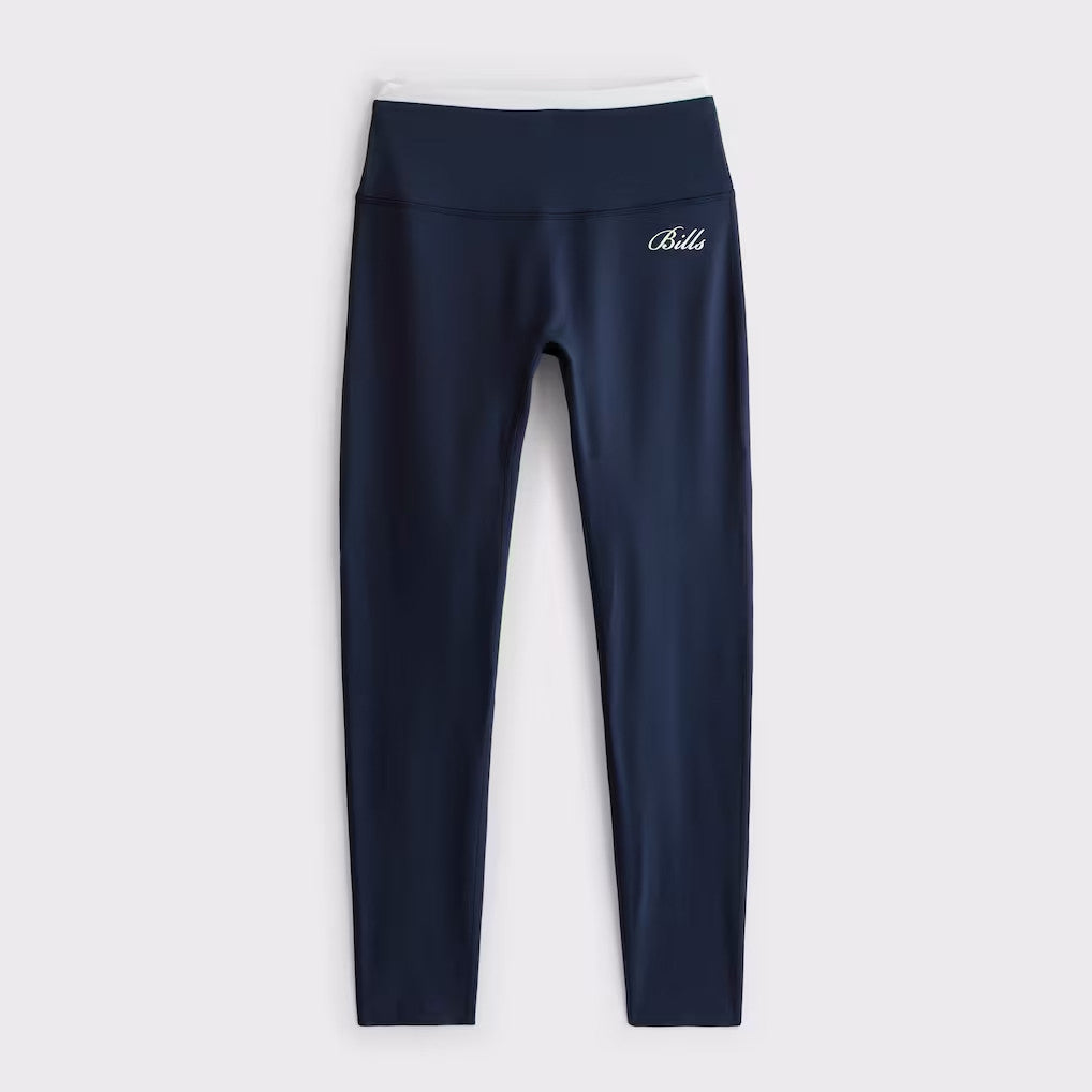 Buffalo Bills Football Navy Legging Bills Merch Football Lovers Game Day Apparel Gifts For Her - Merchluma