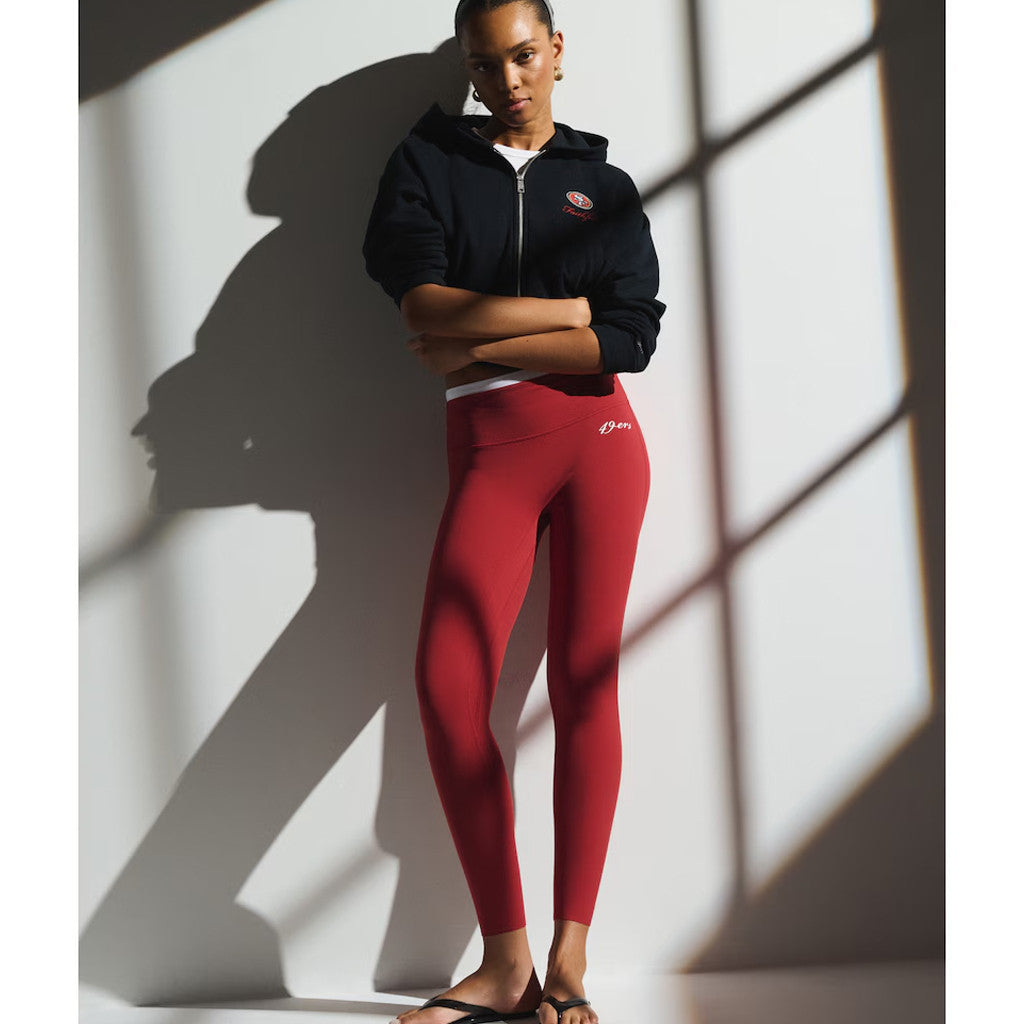 San Francisco 49ers Football Game Day Legging Women 49ers Merch Football Fan Gift Ideas - Merchluma