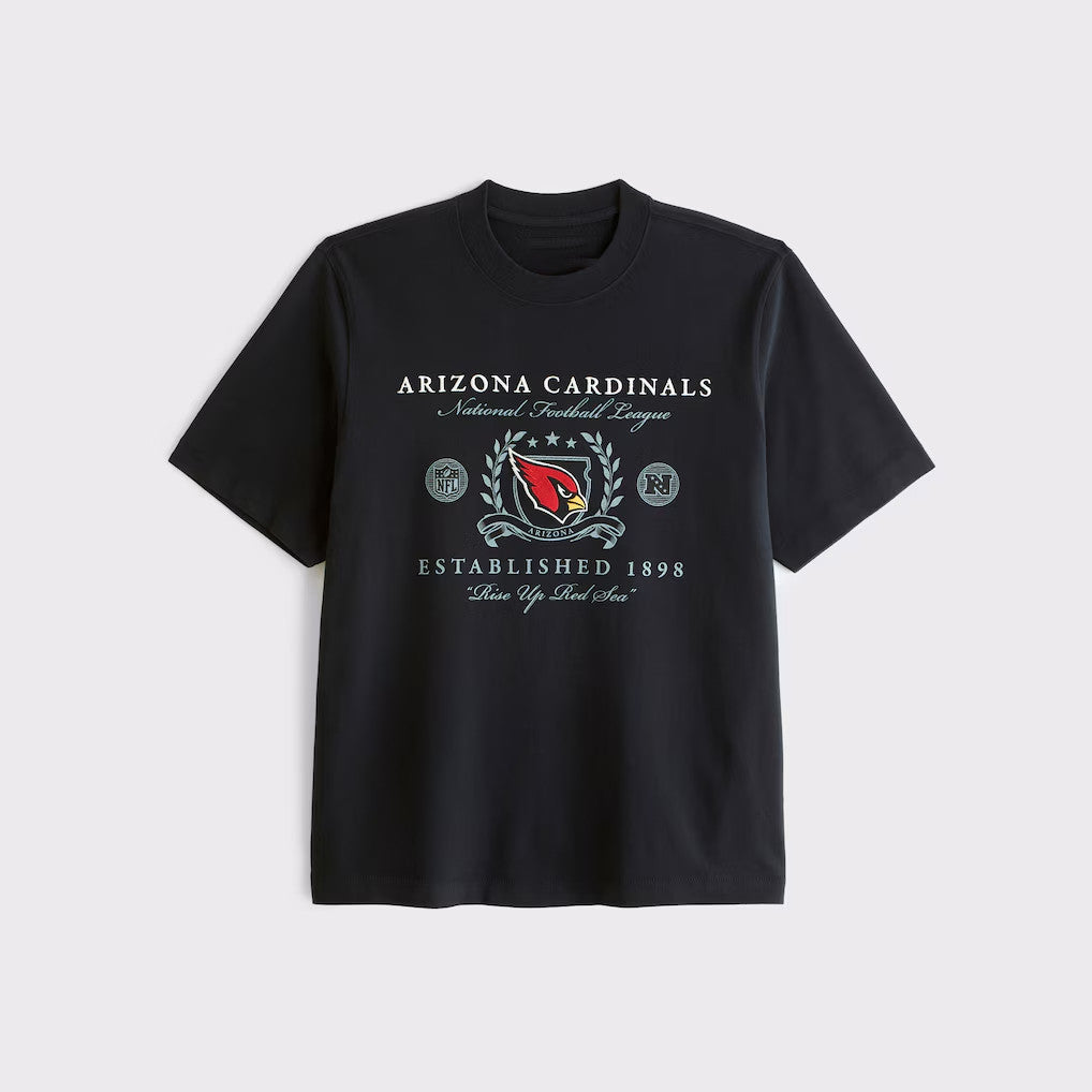 Arizona Cardinals National Football League Black T-Shirt Cardinals Merch Gifts For Football Fan - Merchluma