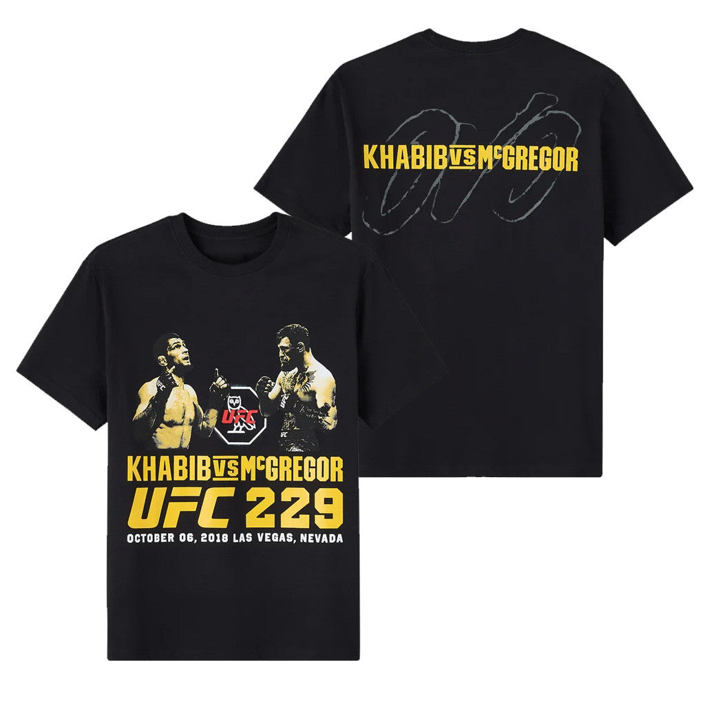 October's Very Own Merch 2026 UFC Khabib vs McGregor T-Shirt Black Gift Ideas For Fans - Merchluma