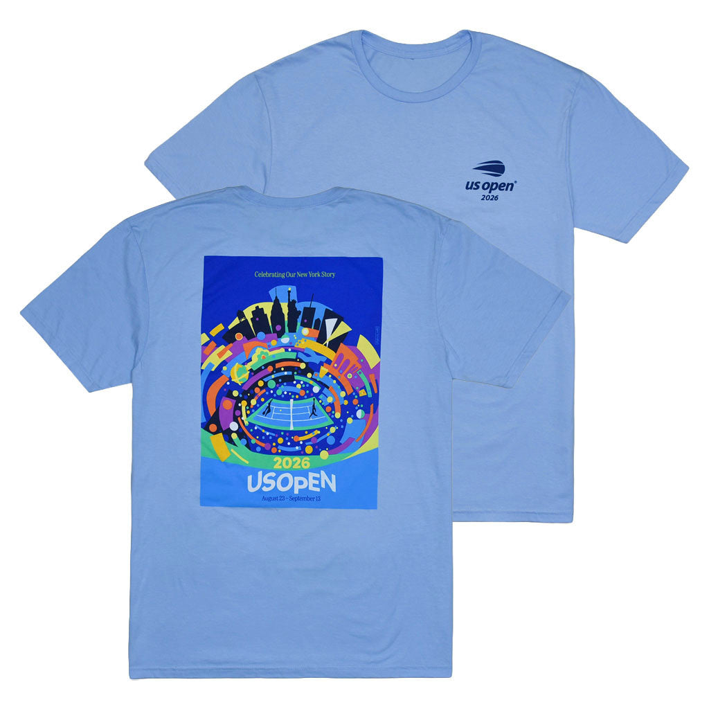 US Open Merch 2026 Theme Art T-Shirt US Open Championships Shirt Best Gifts For Tennis Fans - Merchluma