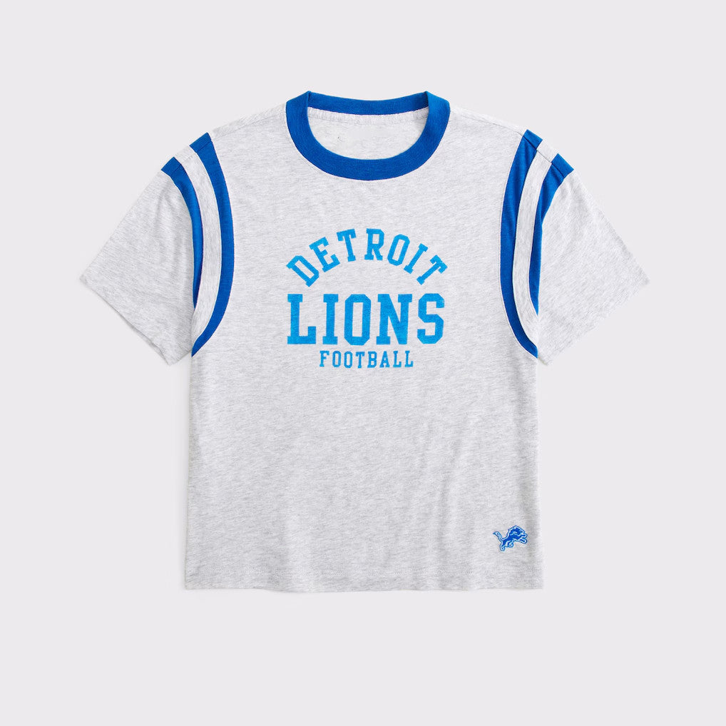 Detroit Lions Football Grey Shirt Game Day Gear Lions Merchandise Gifts For Football Fan - Merchluma