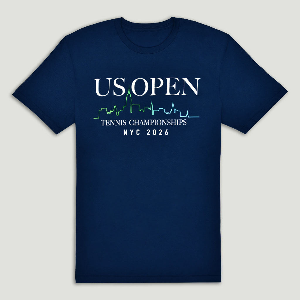 US Open Merch 2026 Skyline T-Shirt US Open Tennis Championships Clothing Gift For Men - Merchluma