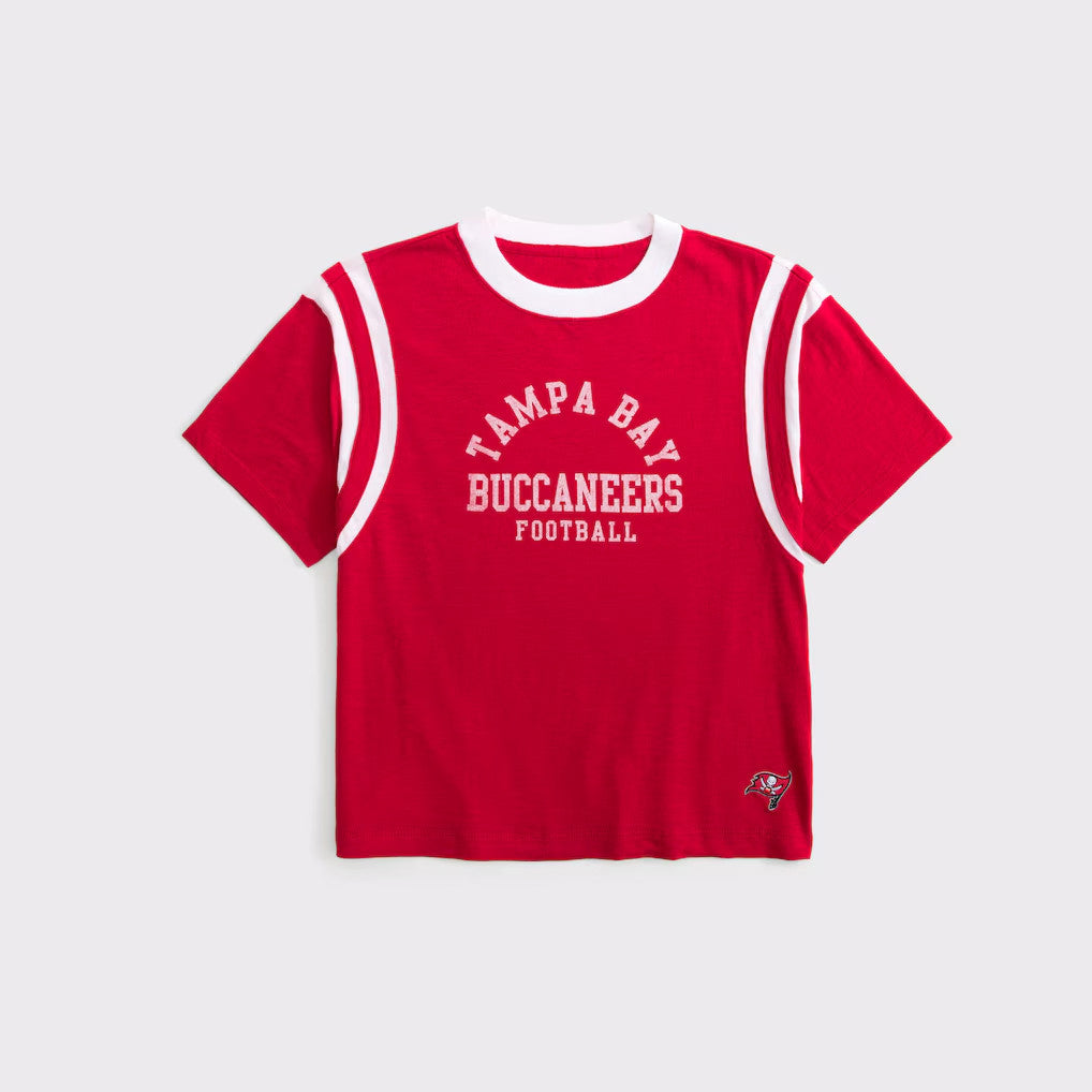 Tampa Bay Buccaneers Football Red T-Shirt TB Buccaneers Merch Football Lovers Game Day Gifts - Merchluma