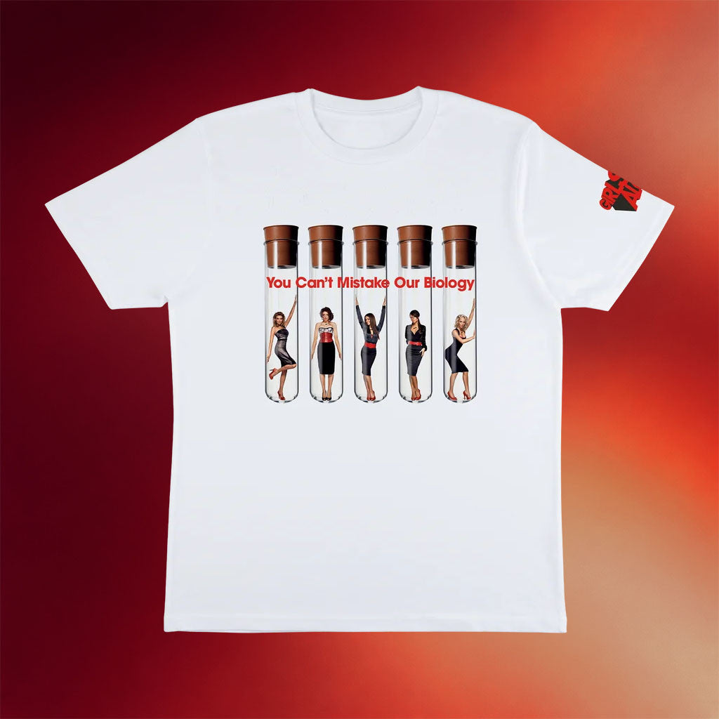 Girls Aloud Merch 2026 Biology White T-Shirt Best Gift For Pop Music Lovers - Merchluma