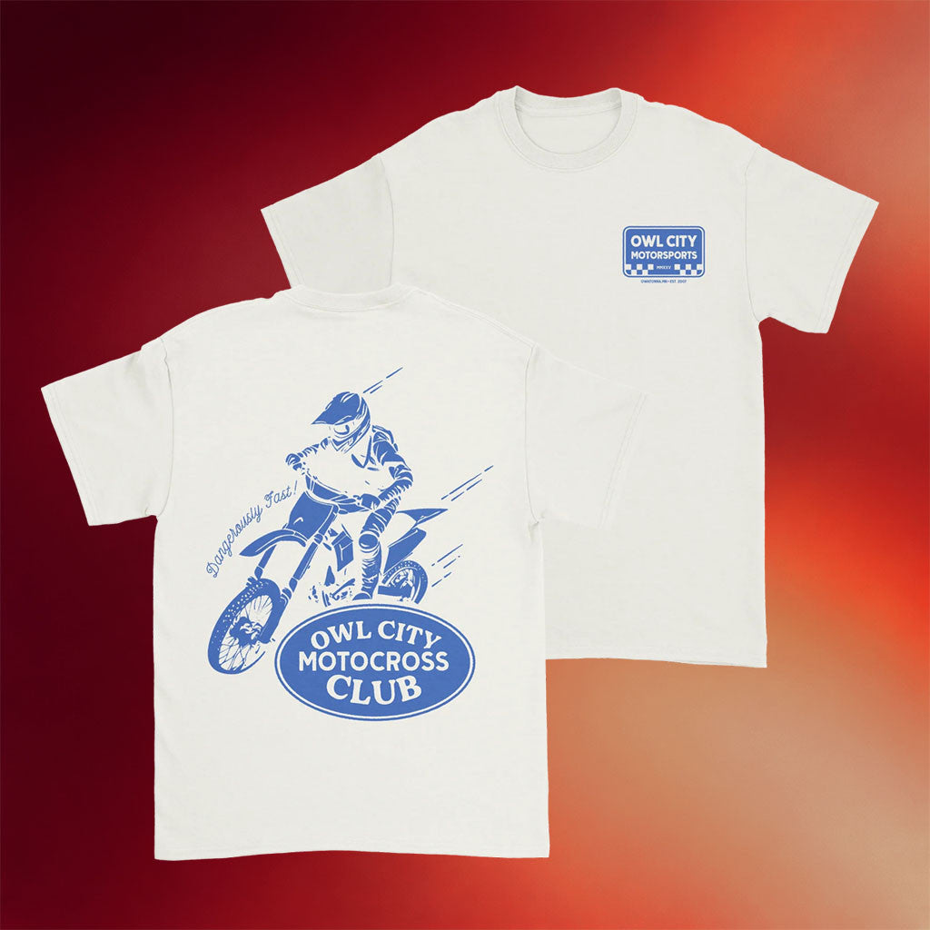 Owl City Merch 2026 Motocross Club T-Shirt Birthday Present For Husband - Merchluma