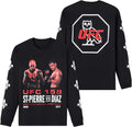 October's Very Own Merch 2026 UFC GSP vs Diaz Long Sleeve T-Shirt Black Gifts For Brother - Merchluma