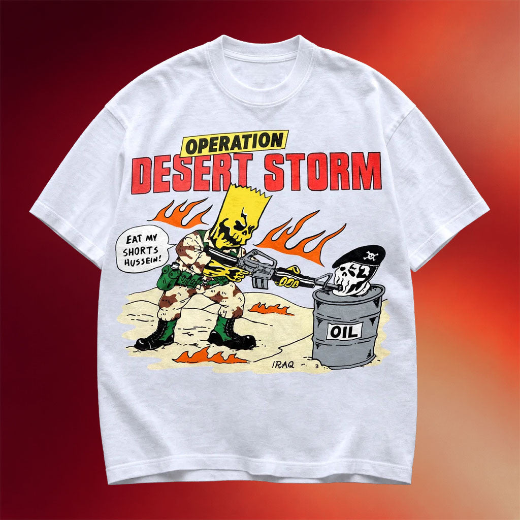Warren Lotas Merch 2026 Desert Storm T-Shirt White Unique Gift For Brothers - Merchluma