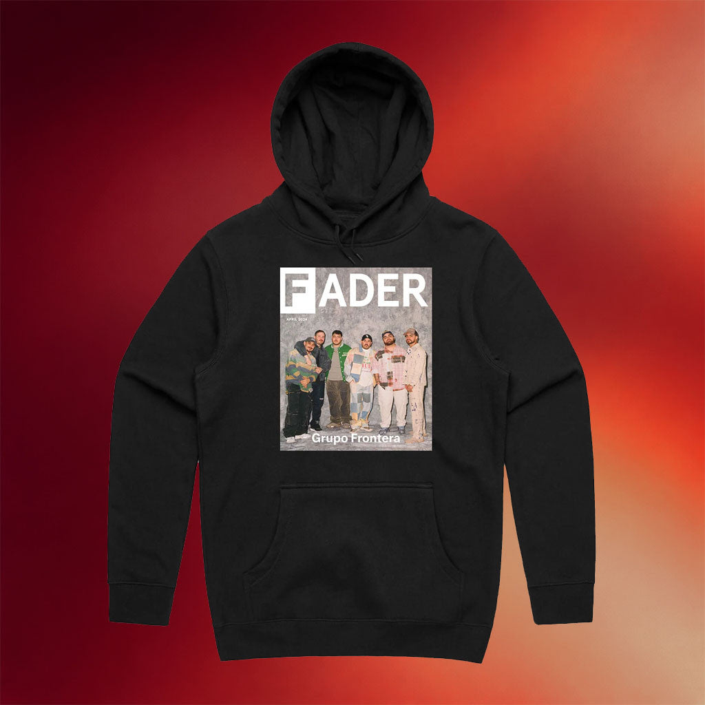 Grupo Frontera Merch 2026 The FADER Cover Hoodie Black Gift For Band Fans - Merchluma