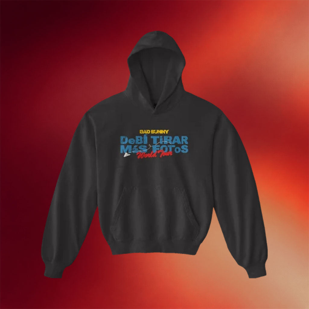 Debi Tirar Mas Fotos Merch 2026 DTMF World Tour Hoodie Bad Bunny Puerto Rico Merch - Merchluma