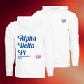 ADPi Market Merch 2026 Simple Heart Hoodie Alpha Delta Pi Merchandise Gifts For Friends - Merchluma
