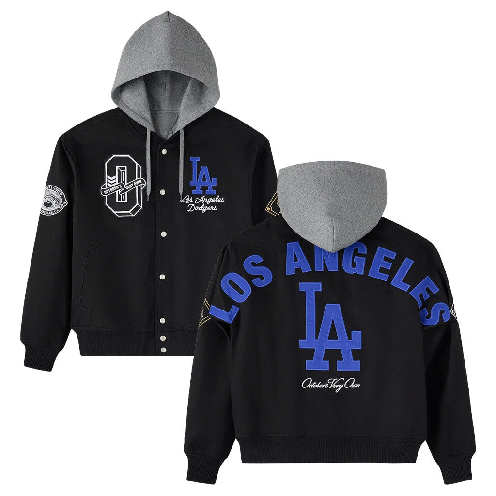 October's Very Own Merch 2026 More Los Angeles Dodgers Hooded Jacket OVO Gear Baseball Fan Gifts - Merchluma