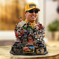 Kyle Busch Number 18 Racing Acrylic Plaque The Rowdy Resume Motorsport Graphic Merch Decor - Merchluma
