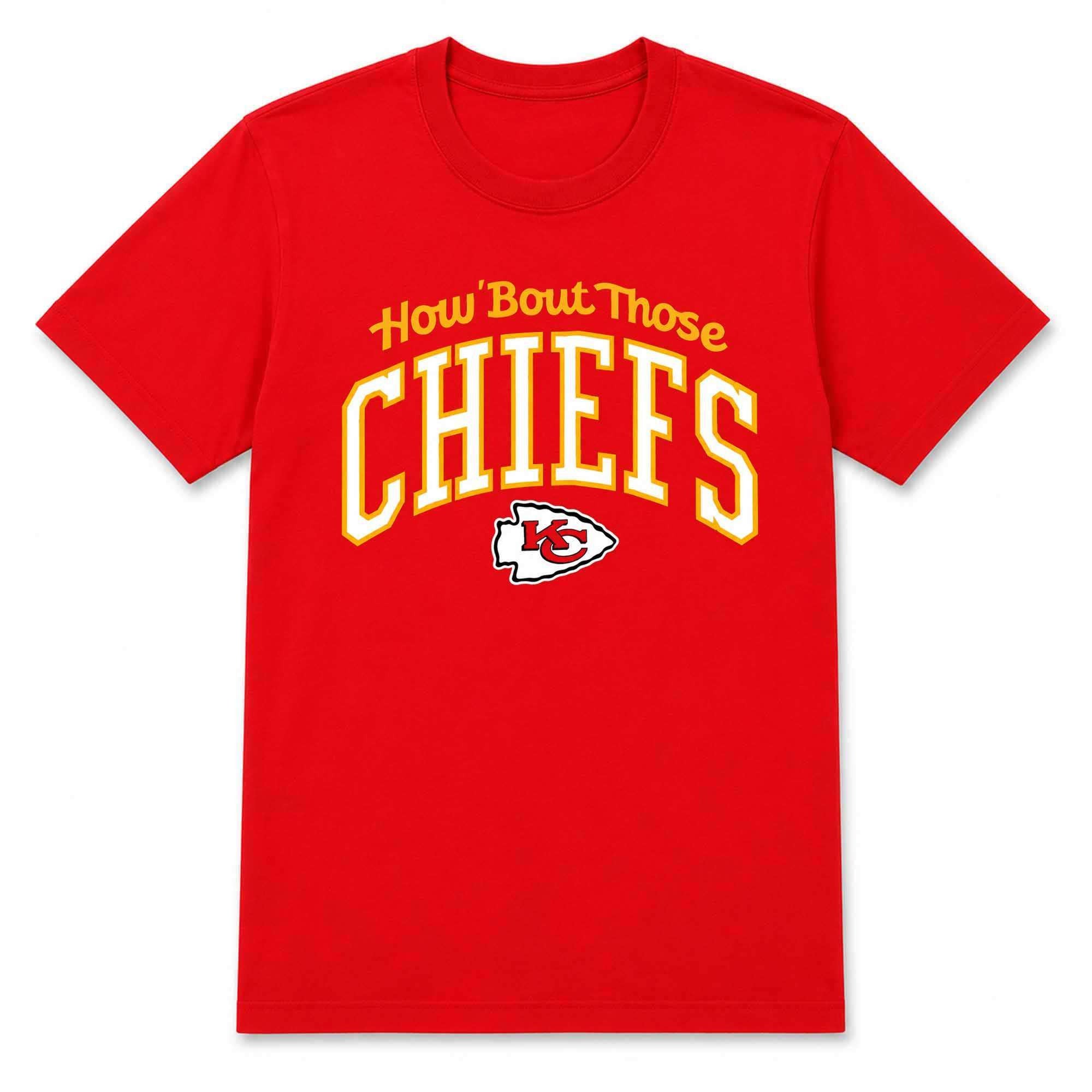 2026 KC Chiefs How Bout Those Chiefs Red Thursday Run Shirt Chiefs Merch Fans Gifts - Merchluma