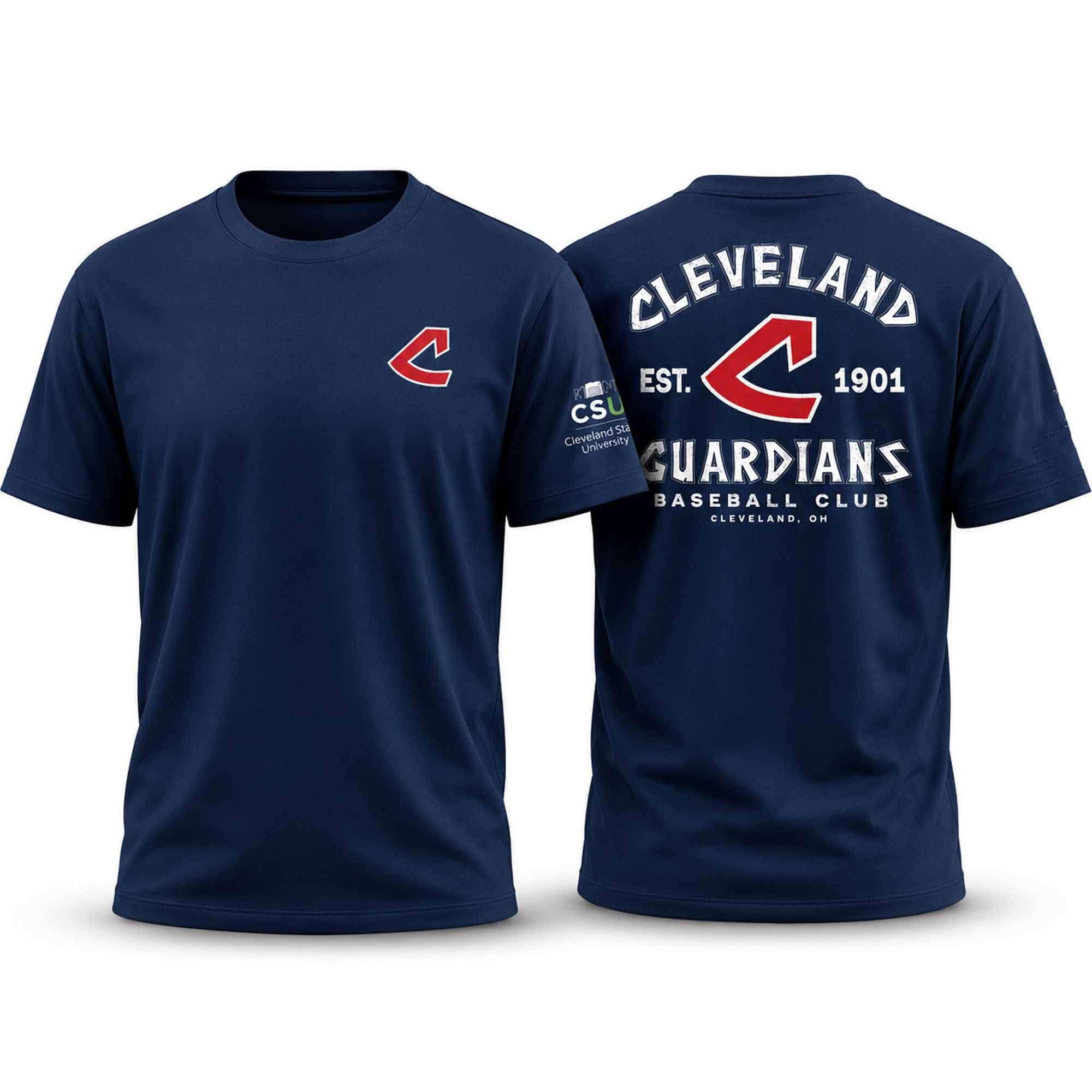 2026 Cleveland Guardians Baseball Club Free Shirt Guardians Merch Gifts For Baseball Lovers - Merchluma