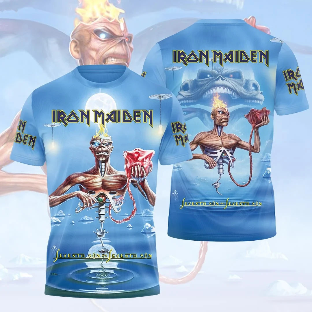 Iron Maiden Seventh Son Of A Seventh Son T-Shirt Heavy Metal Rock Band Tee Iron Maiden Merch - Merchluma