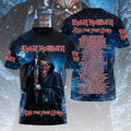 Iron Maiden Merch Run For Your Lives T-Shirt Reaper Heavy Metal Rock Band World Tour Tee - Merchluma