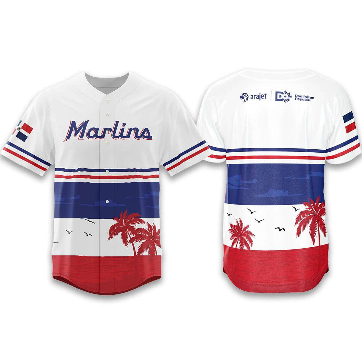 2026 Marlins Dominican Heritage Celebration Jersey Miami Marlins Merch Best Gifts For Fans - Merchluma