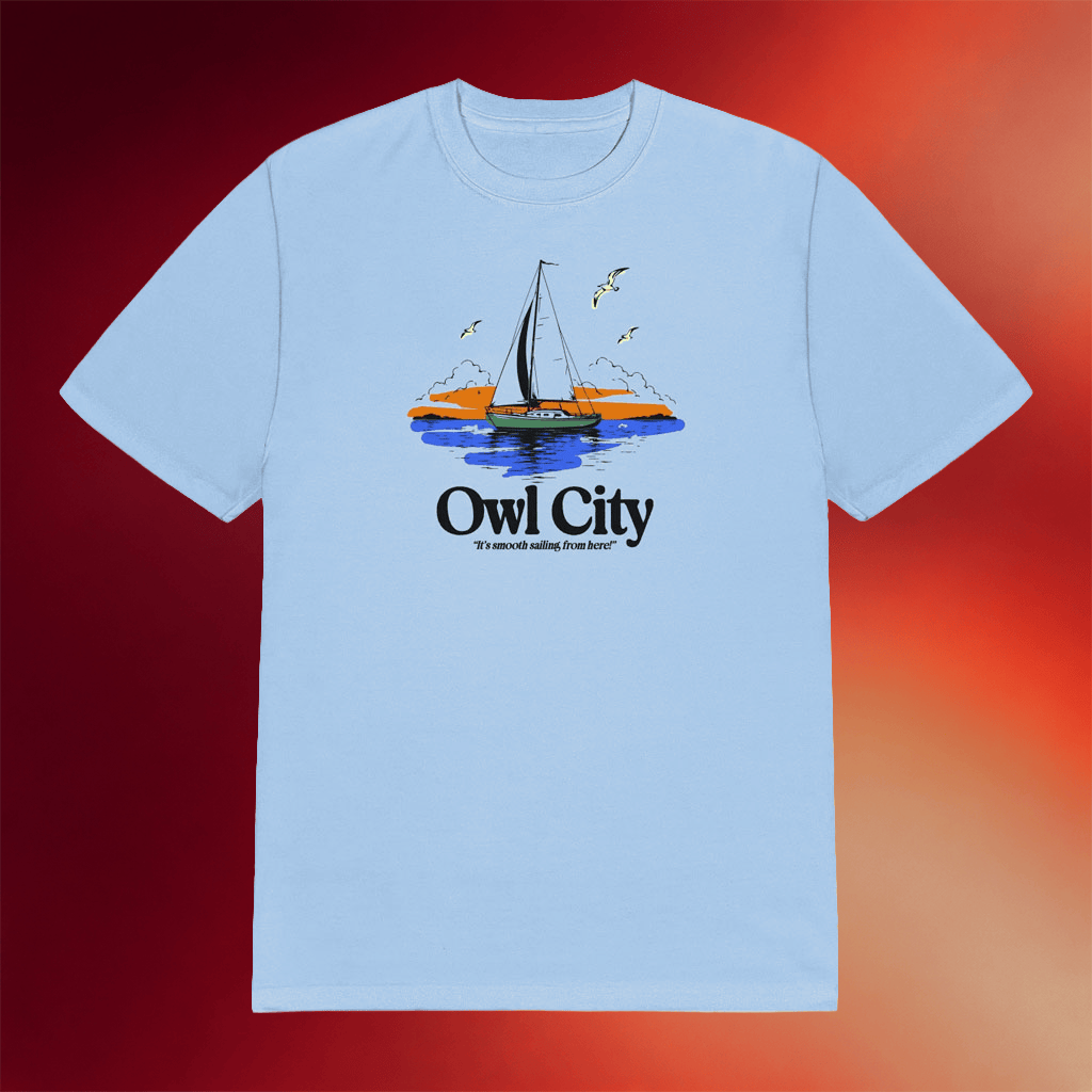 Owl City Merch 2026 Smooth Sailing T-Shirt Presents For Music Lovers - Merchluma