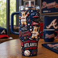 Atlanta Braves Merch Atlanta Braves Country Tumbler Game Day Ready Cup Baseball Fan Gifts