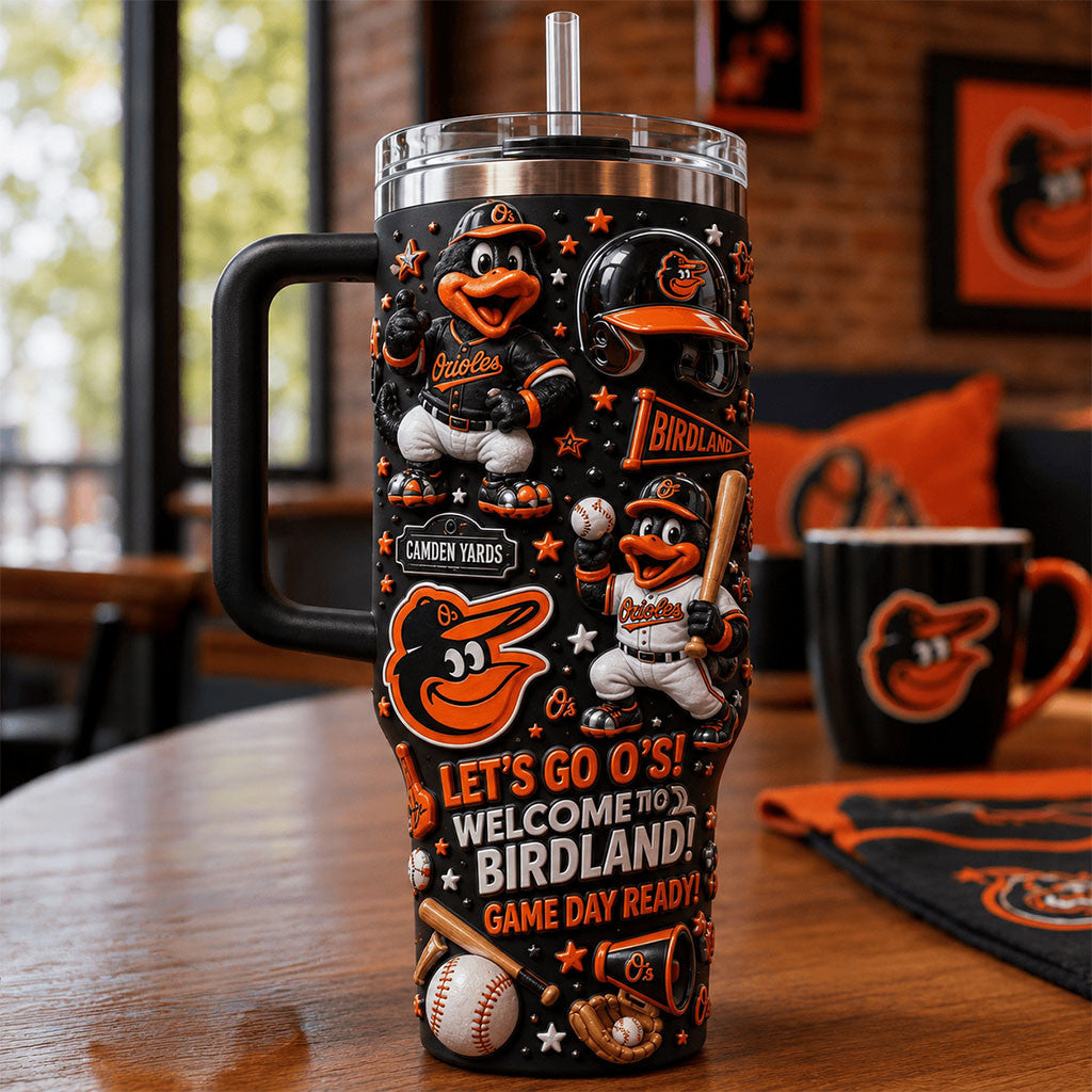 Baltimore Orioles Merch Welcome To Birdland Tumbler Cool Gift For Baseball Lovers