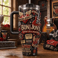 Bon Jovi Livin On A Prayer Tumbler Bon Jovi Merch Best Gift For Rock Fans