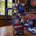 Chicago Cubs Fly The W Tumbler Cubs Merch Cool Gift For Baseball Lovers