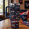 Houston Texans Merch HTown Tough Texans Nation Game Day Ready Tumbler Football Fan Gift Ideas