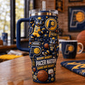 Indiana Pacers Merch Boom Baby Pacers Nation Game Day Ready Tumbler Present For Basketball Fans