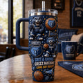 Memphis Grizzlies Merch Grit And Grind Grizz Nation Tumbler Cool Gift For Basketball Fans